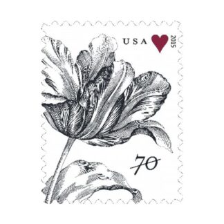 USPS 2 ounce Vintage Tulip stamp