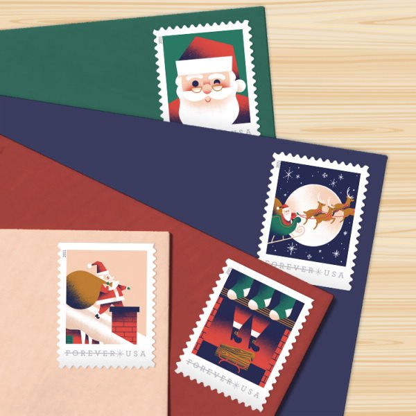 A Visit From St. Nick Stamps for sale