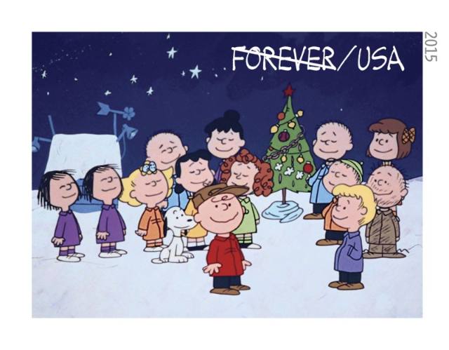 USPS A Charlie Brown Christmas Forever Stamps cute kids children for sale