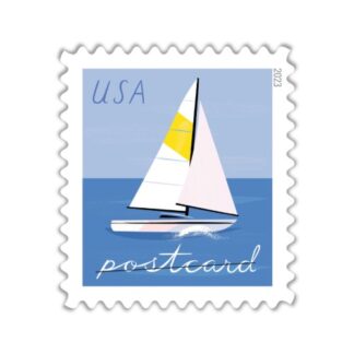 USPS Forever Sailboats Postcard Stamps