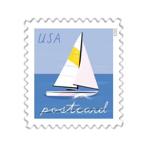 USPS Forever Sailboats Postcard Stamps