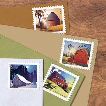 USPS Barns Forever Stamps