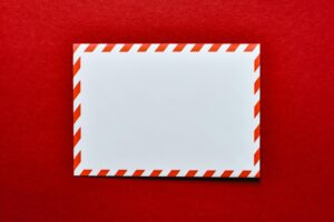 Envelope Ready for Mailing with Cheap Bulk Flag Forever Stamps