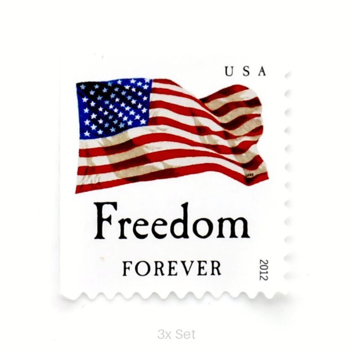 Best Price 2012 US Flag Stamps Fiscal Reporting & Tax Season Compliance Logistics || 300Pcs (15 books)