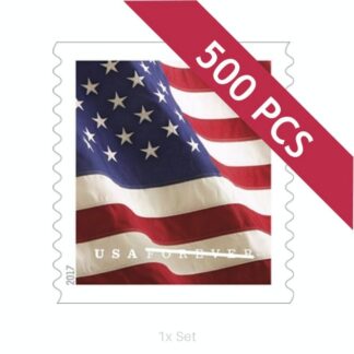 Wholesale 2017 US Flag Stamps Agency-Level Renewals & Compliance Logistics Pack || 500Pcs (5 Rolls)