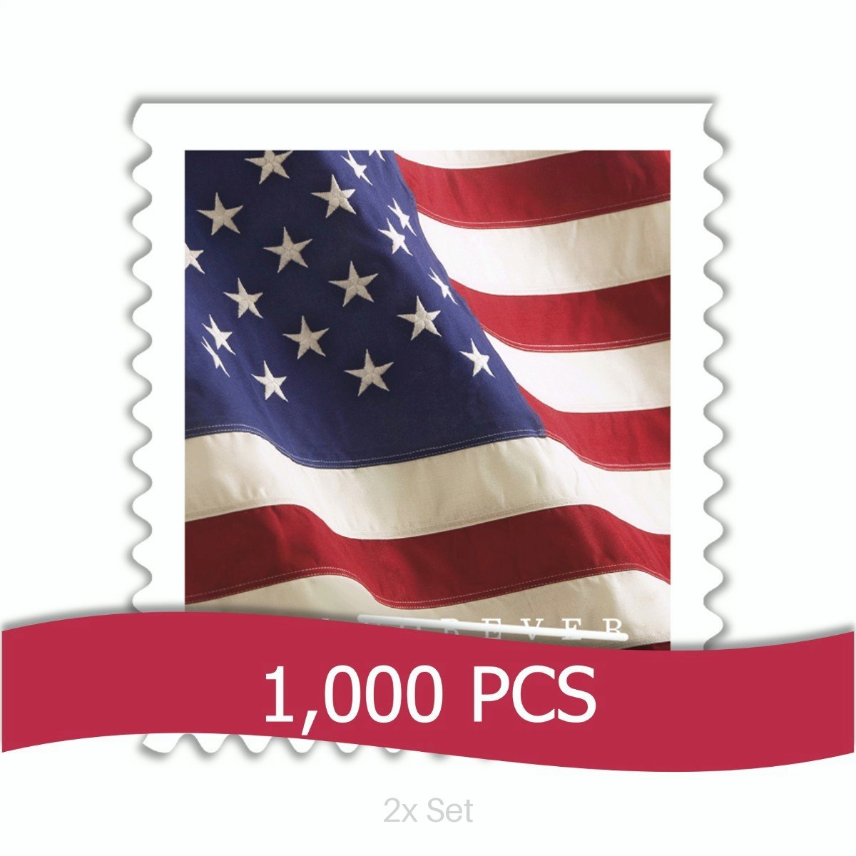 Bulk 2017 US Flag Stamps Civic Engagement & Voting Ballot Logistics Pack || 2000Pcs (20 Rolls)