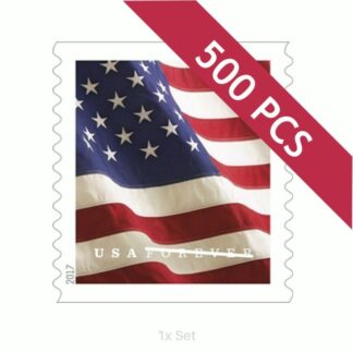 Discount 2017 US Flag Stamps High-Impact CRM & Property Marketing Logistics || 500Pcs (5 Rolls)