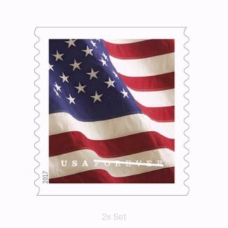 Authentic 2017 US Flag Stamps Institutional Communication & Enrollment Logistics || 200Pcs (2 Roll)