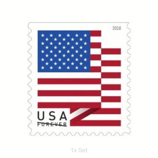 Low Cost 2018 US Flag Stamps Civic Engagement & Voting Ballot Logistics Pack || 100Pcs (1 Roll)