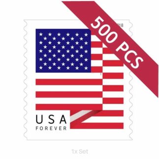 Discount 2018 US Flag Stamps Professional Business Logistics & Bulk Mailing Pack || 100Pcs (5 Rolls)