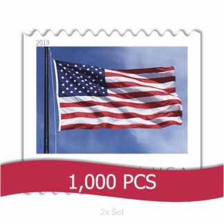 Wholesale 2019 US Flag Stamps Formal Legal Notices & Professional Document Delivery || 2000Pcs (20 Rolls)