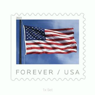 Discount 2019 US Flag Stamps Quarterly Seasonal Outreach & Greeting Fulfillment Pack || 100Pcs (1 Roll)