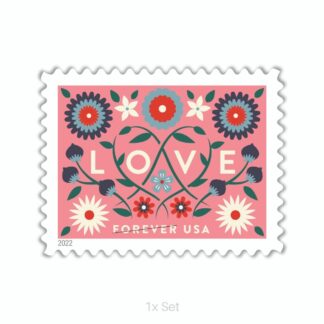 Wholesale 2022 Love Stamps Agency-Level Renewals & Compliance Logistics Pack || 100Pcs (5 Sheets)