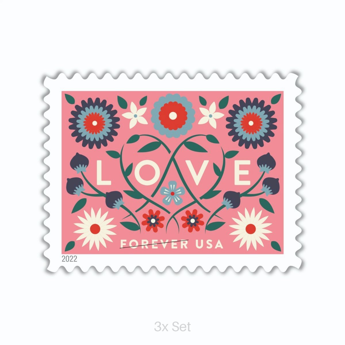 Bulk 2022 Love Stamps Community Outreach & Ministerial Support Pack || 300Pcs (15 Sheets)