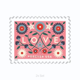 Bulk 2022 Love Stamps Premium Stationery & Elegant Event Mailing Pack || 200Pcs (10 Sheets)