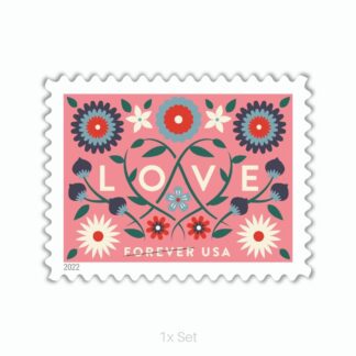 Cheap 2022 Love Stamps Quarterly Seasonal Outreach & Greeting Fulfillment Pack || 100Pcs (5 Sheets)