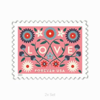 Cheap 2022 Love Stamps Seasonal Route Marketing & Service Promotion Pack || 200Pcs (10 Sheets)