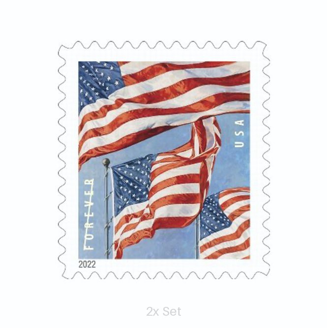 Discount 2022 US Flag Stamps Civic Engagement & Voting Ballot Logistics Pack || 200Pcs (2 Roll)