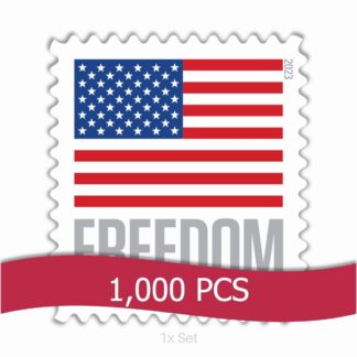 Bulk 2023 US Flag Stamps Agency-Level Renewals & Compliance Logistics Pack || 1000Pcs (10 Rolls)