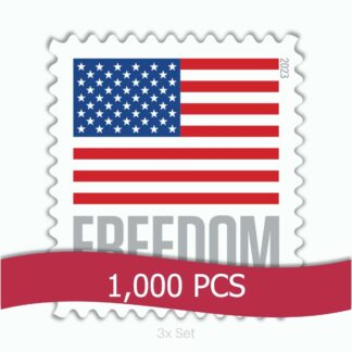 Discount 2023 US Flag Stamps Fiscal Reporting & Tax Season Compliance Logistics || 3000Pcs (30 Rolls)