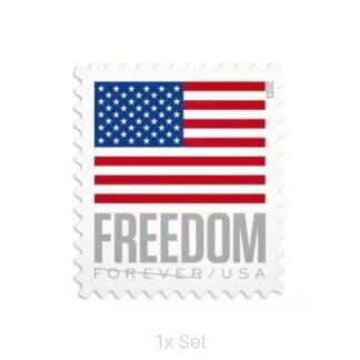 Low Cost 2023 US Flag Stamps Institutional Support & Donor Stewardship Pack || 100Pcs (1 Roll)