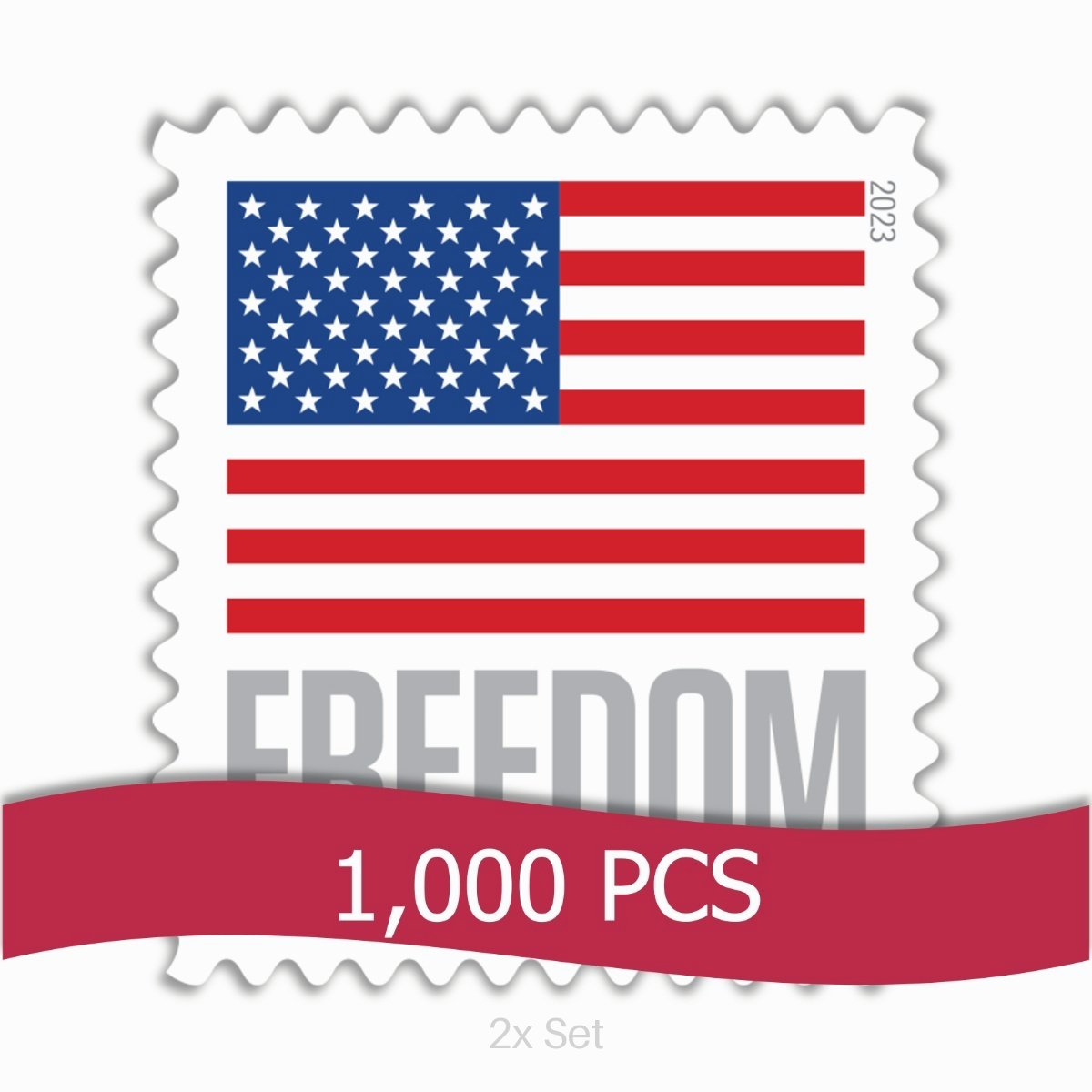 Low Cost 2023 US Flag Stamps Premium Stationery & Elegant Event Mailing Pack || 2000Pcs (20 Rolls)