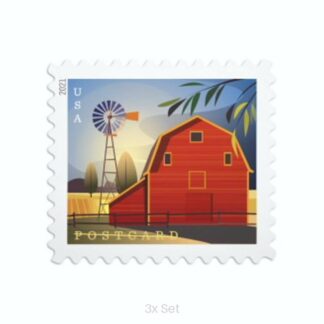 Wholesale Barns Postcard Stamps Premium Stationery & Elegant Event Mailing Pack || 300Pcs (15 sheets)