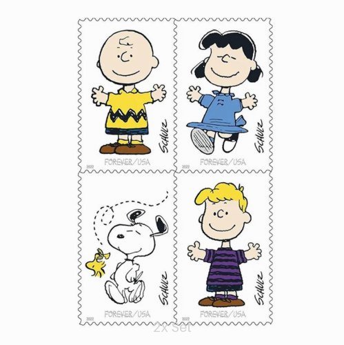 Authentic Charles M. Schulz Stamps Formal Legal Notices & Professional Document Delivery || 200Pcs (10 Sheets)