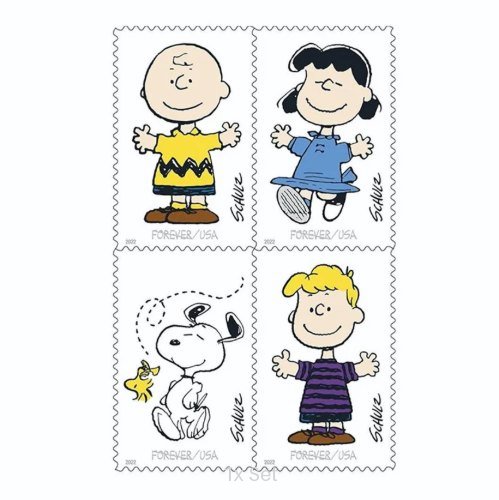 Low Cost Charles M. Schulz Stamps Institutional Communication & Enrollment Logistics || 100Pcs (5 Sheets)
