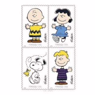 Low Cost Charles M. Schulz Stamps Professional Business Logistics & Bulk Mailing Pack || 100Pcs (5 Sheets)