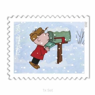 Wholesale Charlie Brown Christmas Stamps Professional Business Logistics & Bulk Mailing Pack || 100Pcs (5 books)