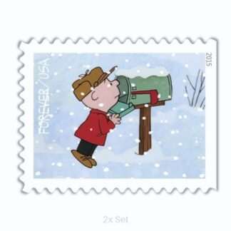 Wholesale Charlie Brown Christmas Stamps Quarterly Seasonal Outreach & Greeting Fulfillment Pack || 200Pcs (10 books)