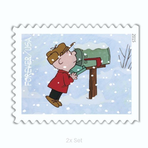 Wholesale Charlie Brown Christmas Stamps Quarterly Seasonal Outreach & Greeting Fulfillment Pack || 200Pcs (10 books)
