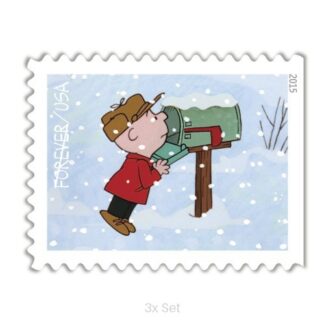 Wholesale Charlie Brown Christmas Stamps Seasonal Route Marketing & Service Promotion Pack || 300Pcs (15 books)