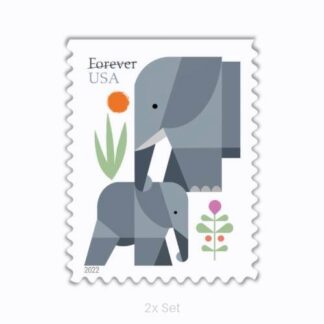 Authentic Elephants Stamps Premium Stationery & Elegant Event Mailing Pack || 200Pcs (10 books)