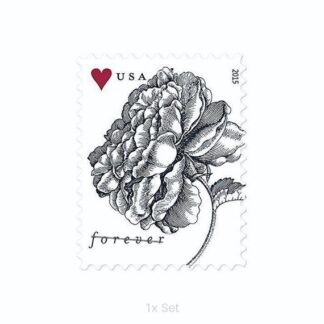 Low Cost Engraved Vintage Rose Stamps Community Outreach & Ministerial Support Pack || 100Pcs (5 Sheets)