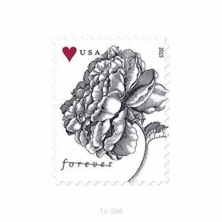 Cheap Engraved Vintage Rose Stamps Formal Legal Notices & Professional Document Delivery || 100Pcs (5 Sheets)