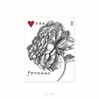 Cheap Engraved Vintage Rose Stamps Premium Stationery & Elegant Event Mailing Pack || 100Pcs (5 Sheets)