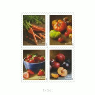 Economy Fruits and Vegetables Stamps Institutional Support & Donor Stewardship Pack || 100Pcs (5 books)