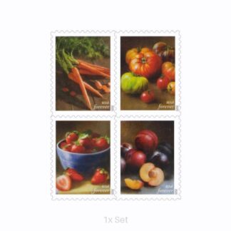 Wholesale Fruits and Vegetables Stamps Premium Stationery & Elegant Event Mailing Pack || 100Pcs (5 books)