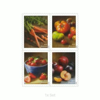 Best Price Fruits and Vegetables Stamps Professional Business Logistics & Bulk Mailing Pack || 100Pcs (5 books)