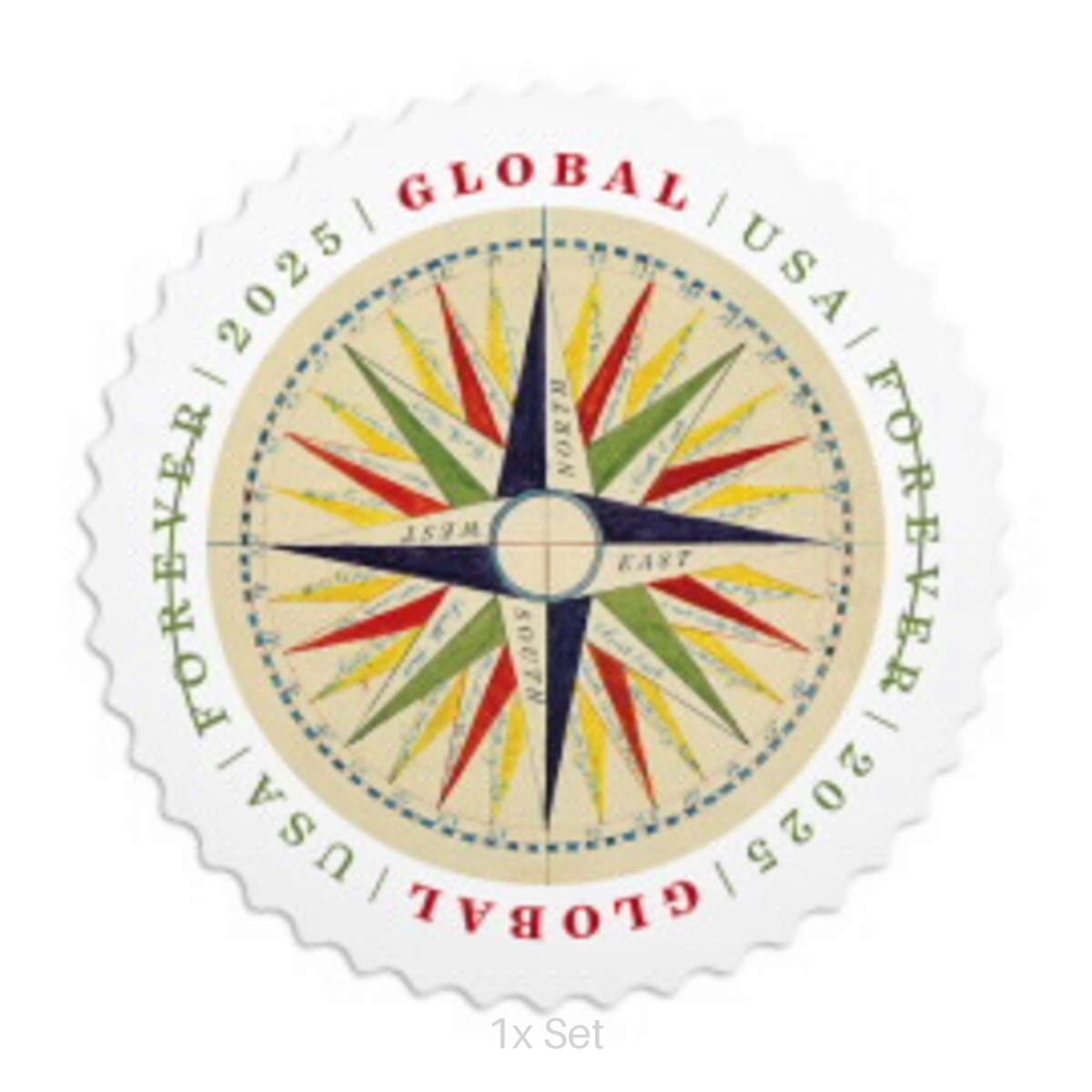 Cheap Global 1794 Compass Rose Stamps Premium Stationery & Elegant Event Mailing Pack || International® Postage 100Pcs