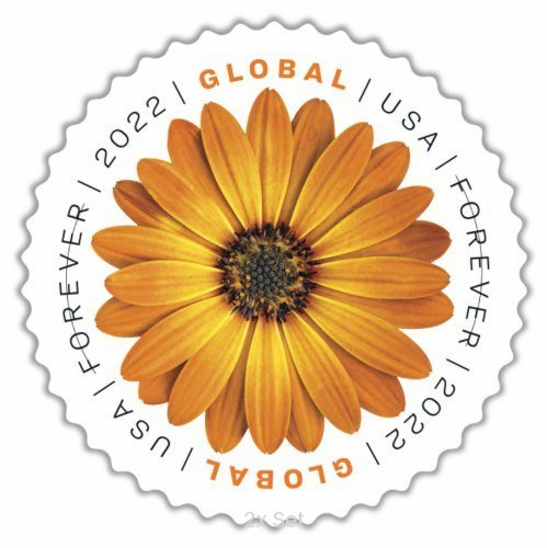 Economy Global African Daisy Stamps Community Outreach & Ministerial Support Pack || International® Postage 200Pcs