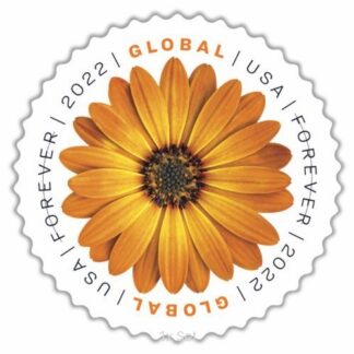 Economy Global African Daisy Stamps Quarterly Seasonal Outreach & Greeting Fulfillment Pack || International® Postage 100Pcs