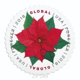 Cheap Global Poinsettia Stamps Fiscal Reporting & Tax Season Compliance Logistics || International® Postage 200Pcs