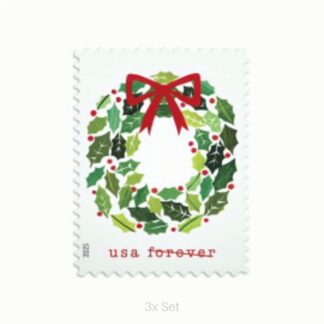 Bulk Holiday Cheer Stamps Quarterly Seasonal Outreach & Greeting Fulfillment Pack || 300Pcs (15 Books)
