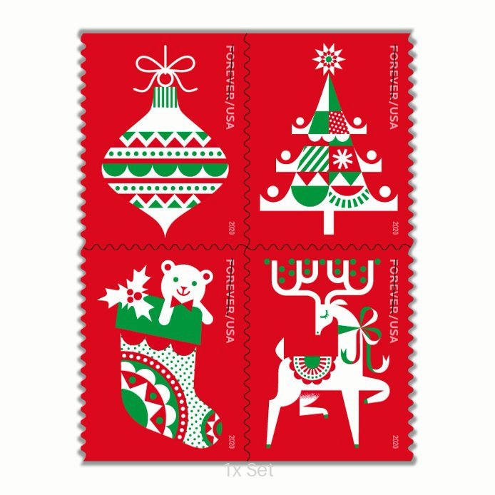 Cheap Holiday Delights Stamps Formal Legal Notices & Professional Document Delivery || 100Pcs (5 Books)