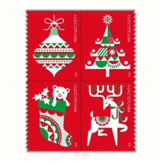Wholesale Holiday Delights Stamps Quarterly Seasonal Outreach & Greeting Fulfillment Pack || 100Pcs (5 Books)