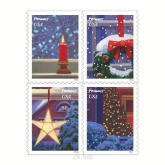 Economy Holiday Windows Stamps Agency-Level Renewals & Compliance Logistics Pack || 200Pcs (10 Books)