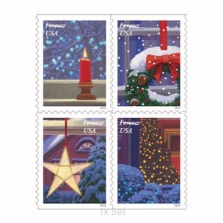 Cheap Holiday Windows Stamps Civic Engagement & Voting Ballot Logistics Pack || 100Pcs (5 Books)